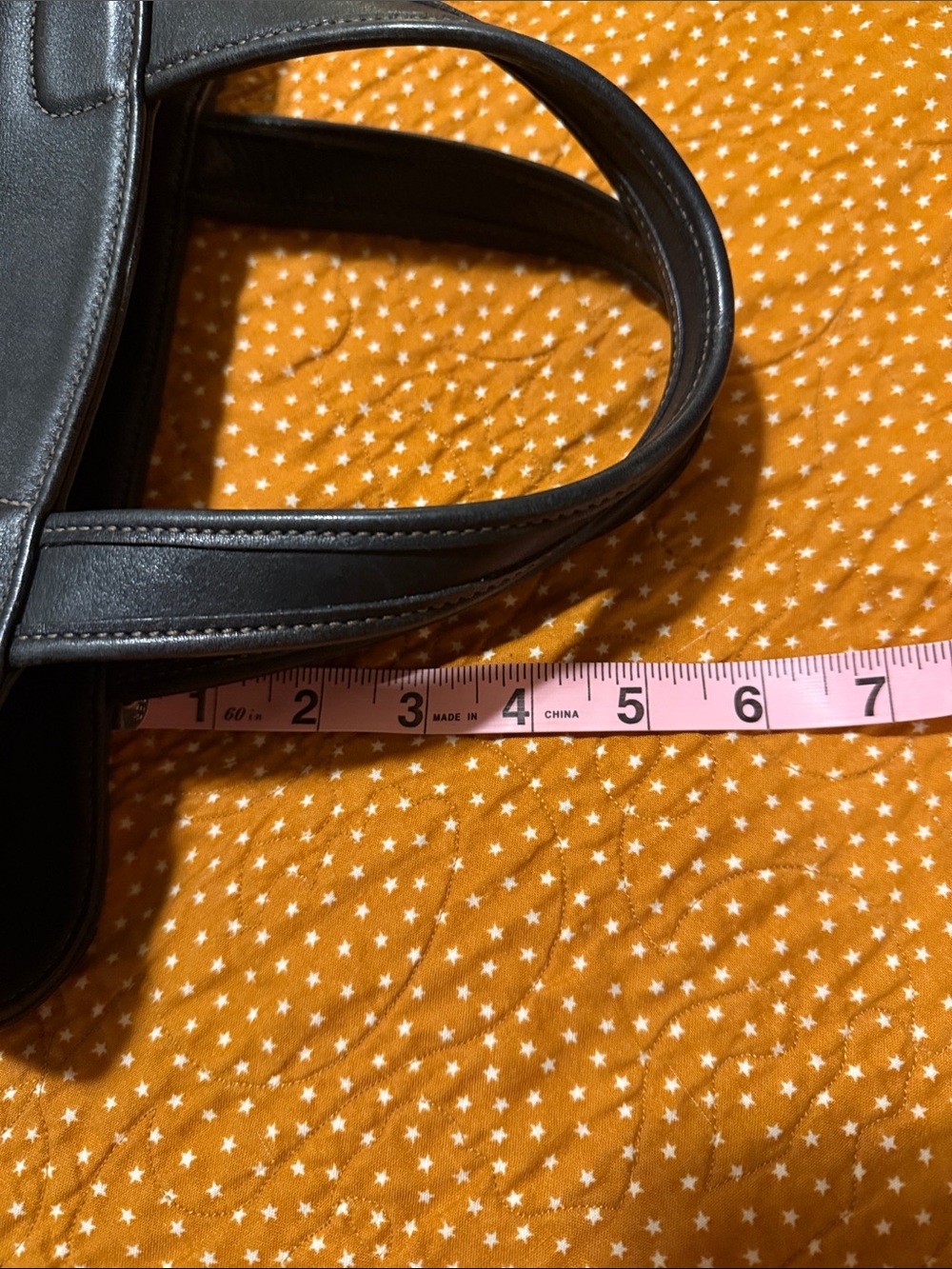 Coach Black Leather Top-Handle Tote - Picture 3 of 12